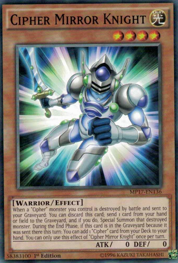 Cipher Mirror Knight [MP17-EN136] Common | GnG Games