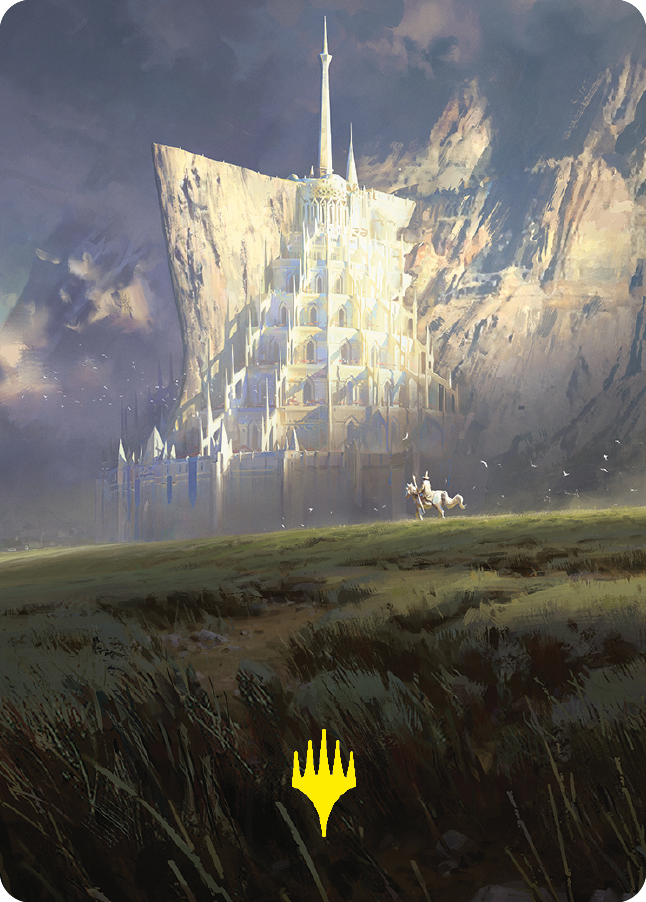 Minas Tirith Art Card (Gold-Stamped Signature) [The Lord of the Rings: Tales of Middle-earth Art Series] | GnG Games