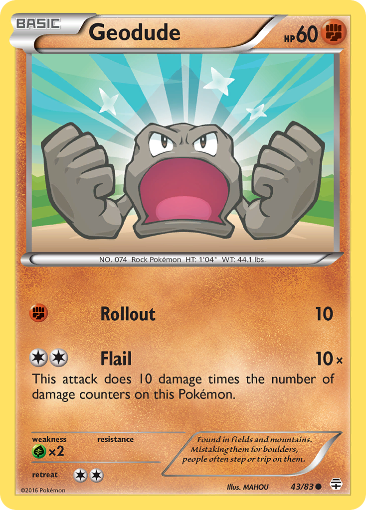 Geodude (43/83) [XY: Generations] | GnG Games