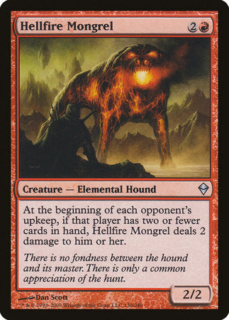 Hellfire Mongrel [Zendikar] | GnG Games