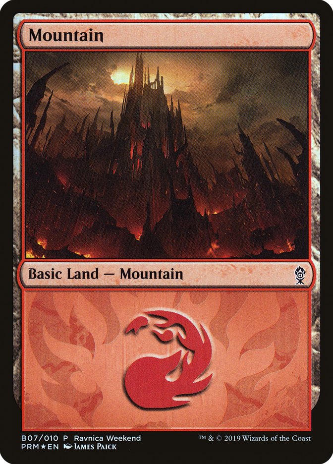 Mountain (B07) [Ravnica Allegiance Guild Kit] | GnG Games