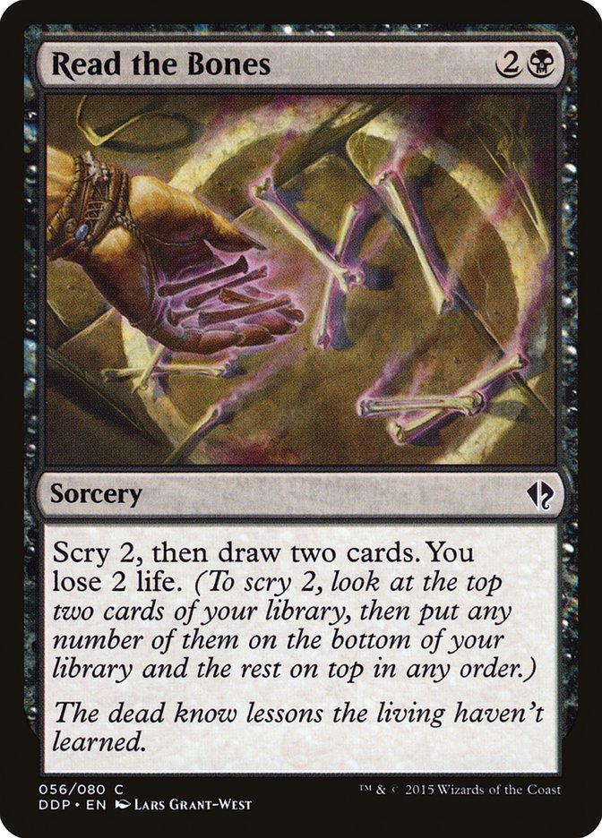 Read the Bones [Duel Decks: Zendikar vs. Eldrazi] | GnG Games