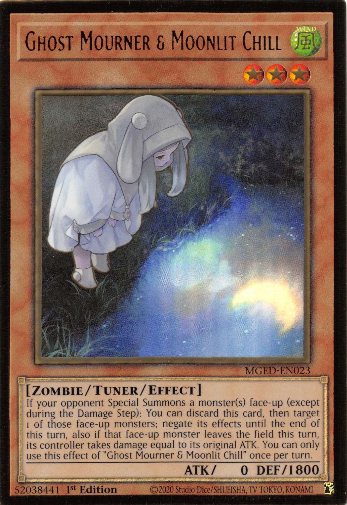 Ghost Mourner & Moonlit Chill (Alternate Art) [MGED-EN023] Gold Rare | GnG Games