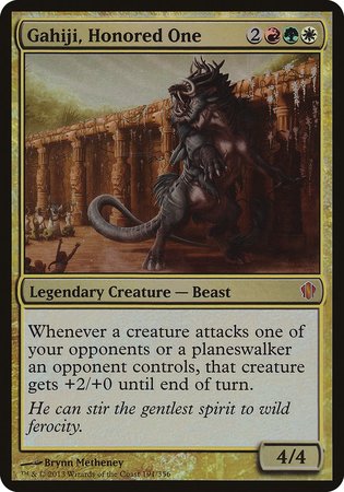 Gahiji, Honored One (Commander 2013) [Commander 2013 Oversized] | GnG Games
