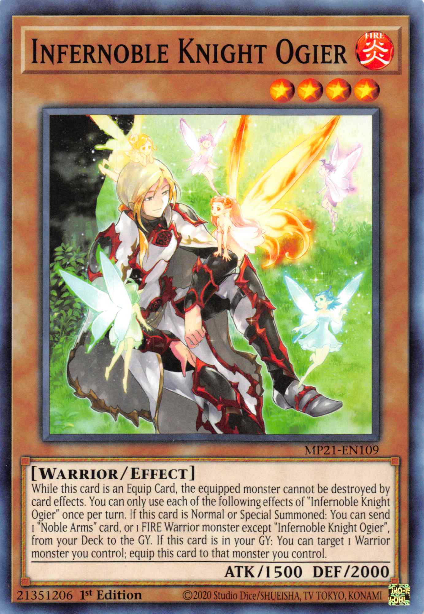 Infernoble Knight Ogier [MP21-EN109] Common | GnG Games