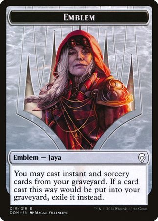 Emblem - Jaya Ballard [Dominaria Tokens] | GnG Games