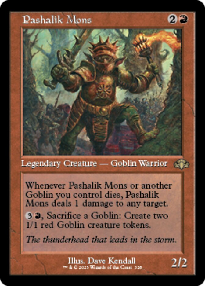 Pashalik Mons (Retro) [Dominaria Remastered] | GnG Games