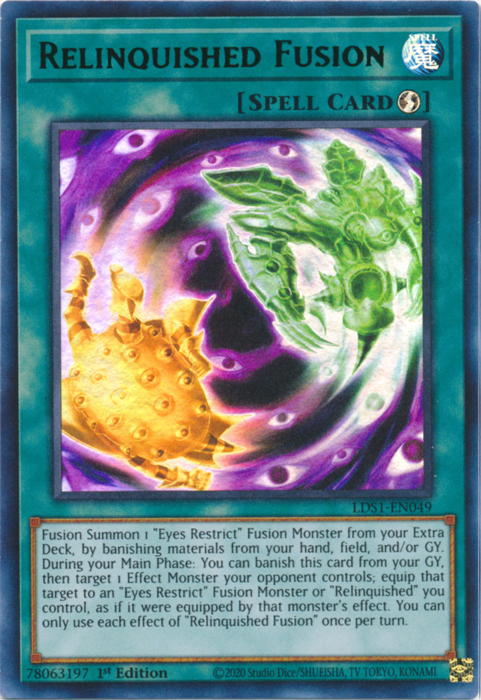 Relinquished Fusion (Green) [LDS1-EN049] Ultra Rare | GnG Games