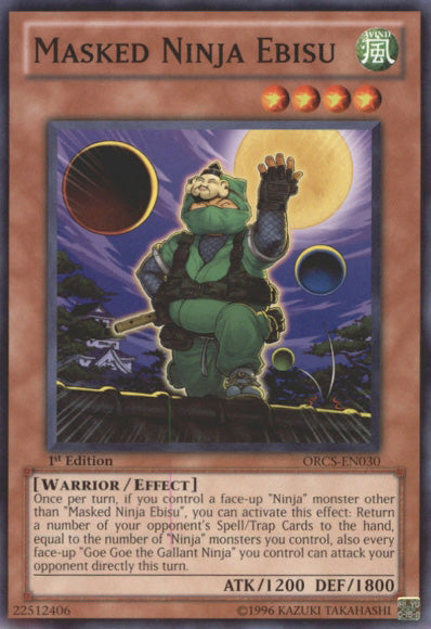 Masked Ninja Ebisu [ORCS-EN030] Common | GnG Games