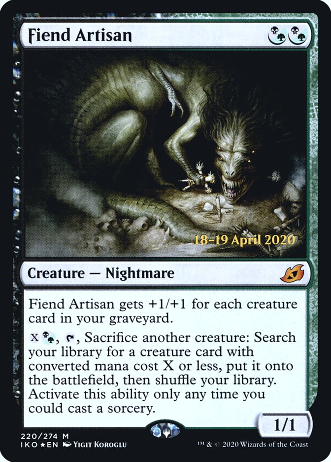 Fiend Artisan  [Ikoria: Lair of Behemoths Prerelease Promos] | GnG Games