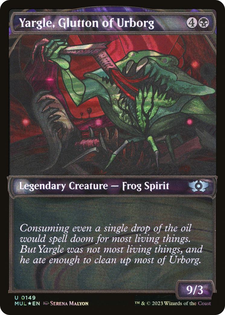 Yargle, Glutton of Urborg (Halo Foil) [Multiverse Legends] | GnG Games