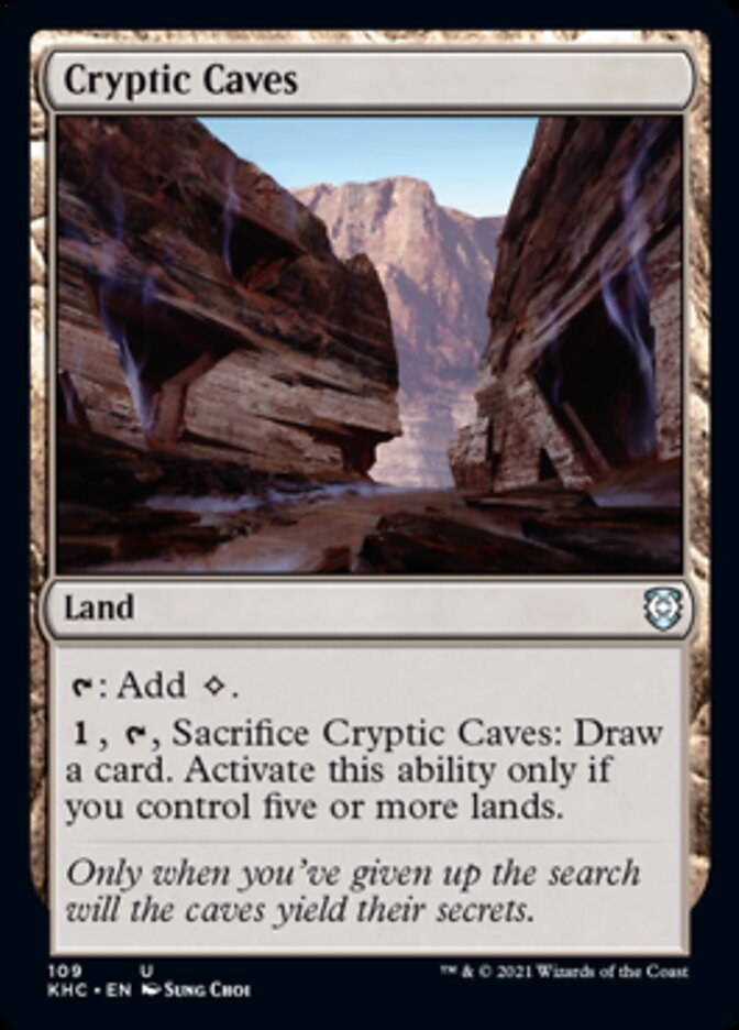 Cryptic Caves [Kaldheim Commander] | GnG Games