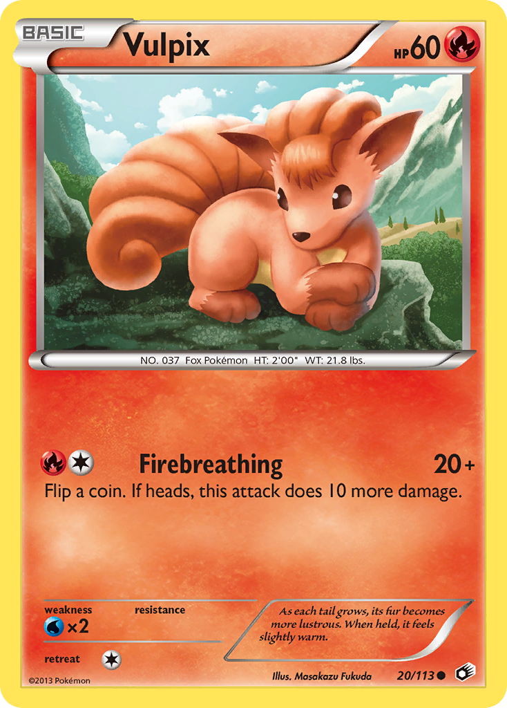 Vulpix (20/113) [Black & White: Legendary Treasures] | GnG Games