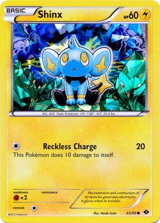 Shinx (43/99) (Cracked Ice Holo) (Blister Exclusive) [Black & White: Next Destinies] | GnG Games