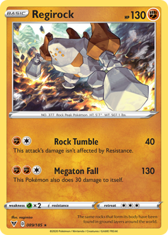 Regirock (089/185) [Sword & Shield: Vivid Voltage] | GnG Games