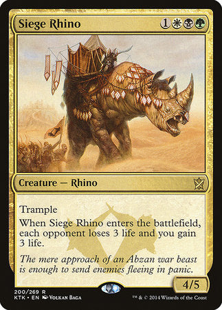 Siege Rhino [Khans of Tarkir] | GnG Games