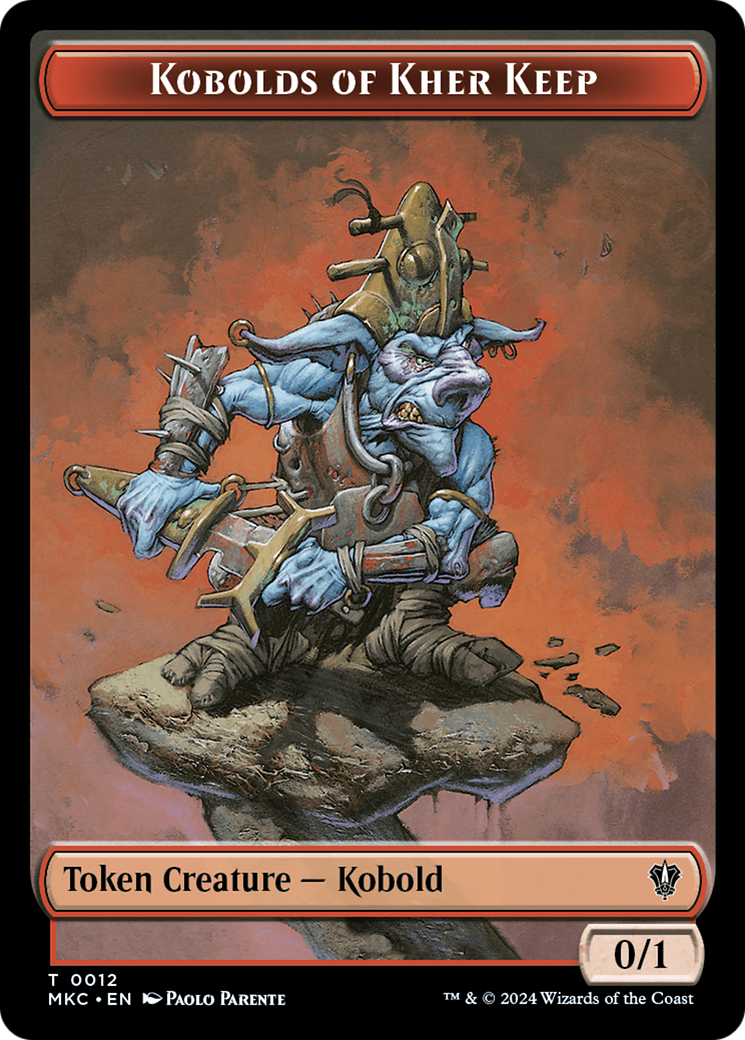 Soldier // Kobolds of Kher Keep Double-Sided Token [Murders at Karlov Manor Commander Tokens] | GnG Games