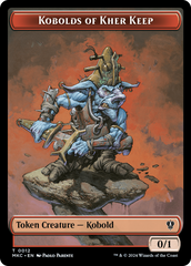 Gold // Kobolds of Kher Keep Double-Sided Token [Murders at Karlov Manor Commander Tokens] | GnG Games