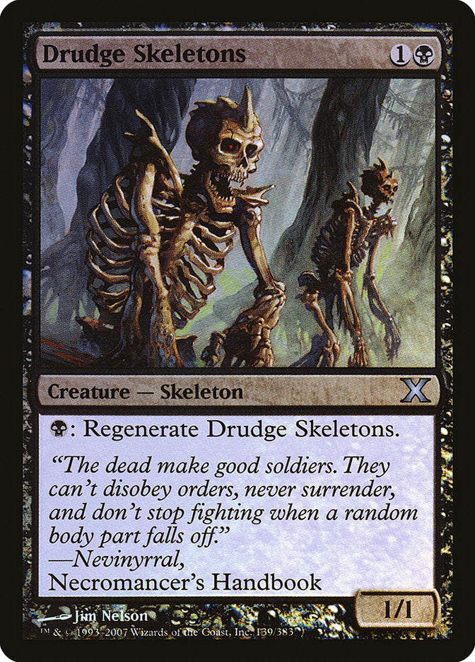 Drudge Skeletons (Premium Foil) [Tenth Edition] | GnG Games