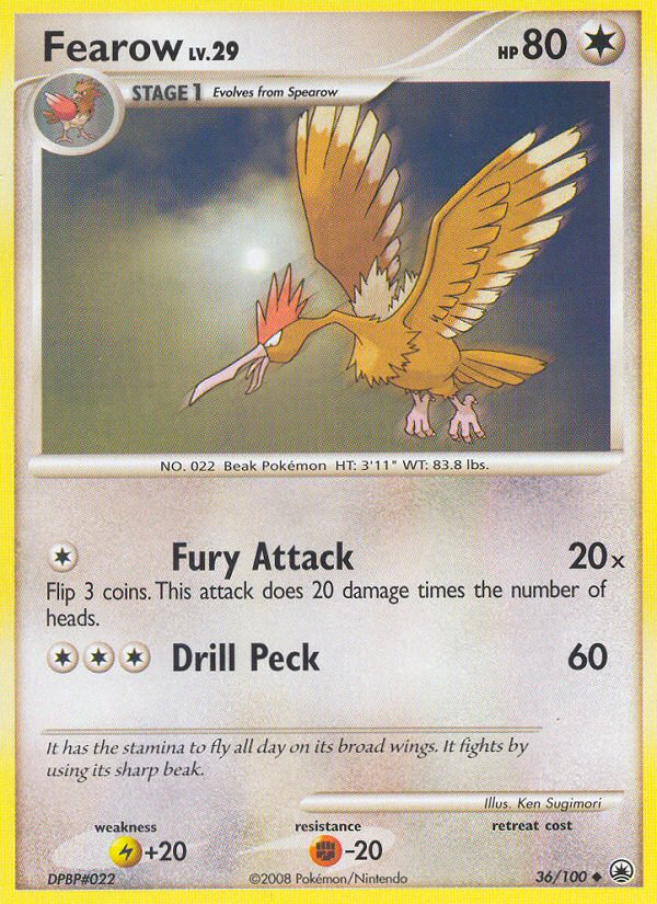 Fearow (36/100) [Diamond & Pearl: Majestic Dawn] | GnG Games