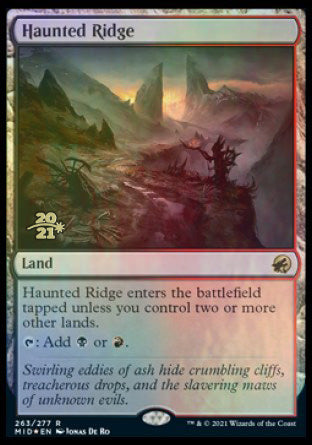 Haunted Ridge [Innistrad: Midnight Hunt Prerelease Promos] | GnG Games