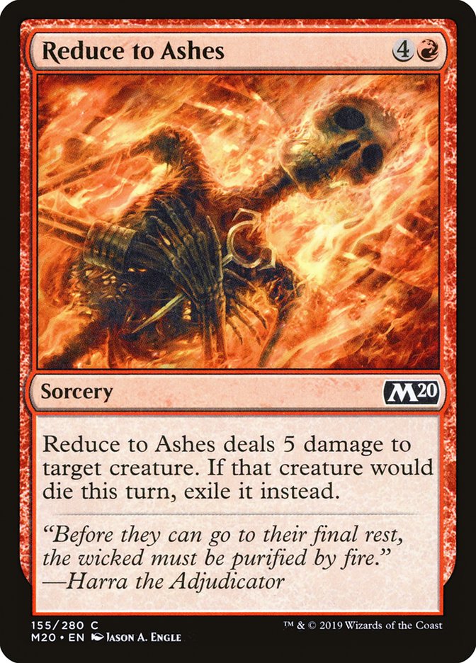 Reduce to Ashes [Core Set 2020] | GnG Games