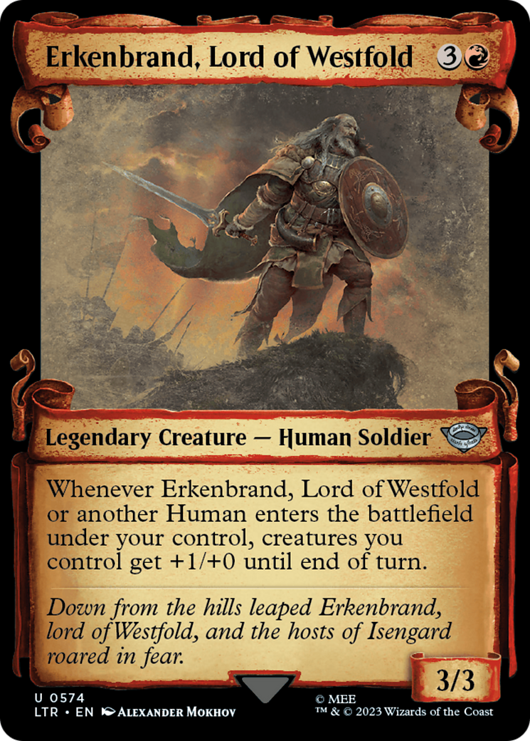 Erkenbrand, Lord of Westfold [The Lord of the Rings: Tales of Middle-Earth Showcase Scrolls] | GnG Games