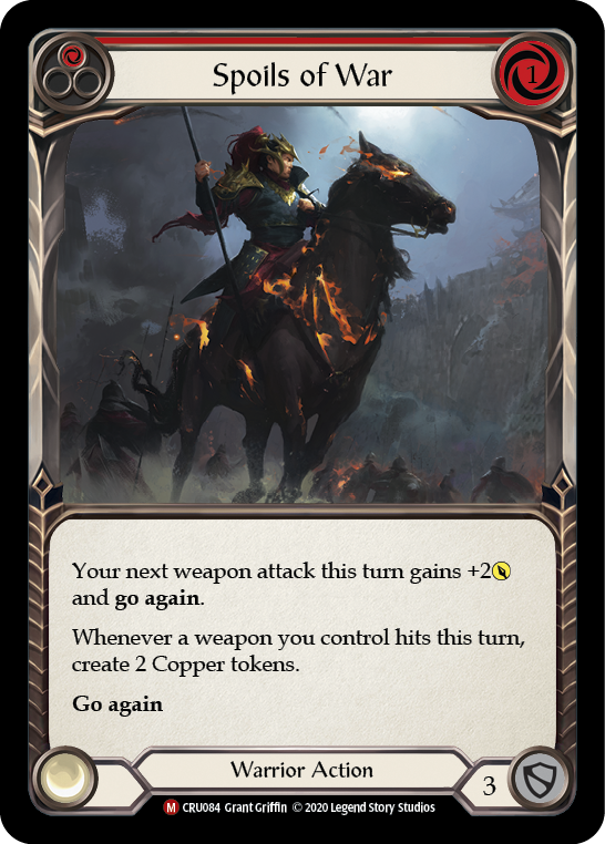 Spoils of War [CRU084] 1st Edition Rainbow Foil | GnG Games