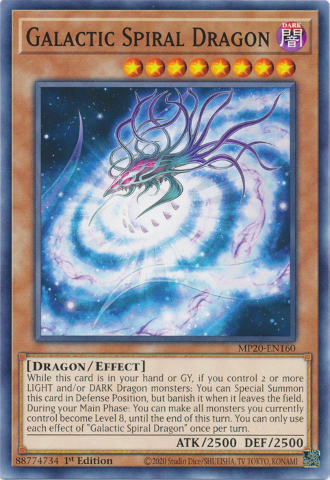 Galactic Spiral Dragon [MP20-EN160] Common | GnG Games