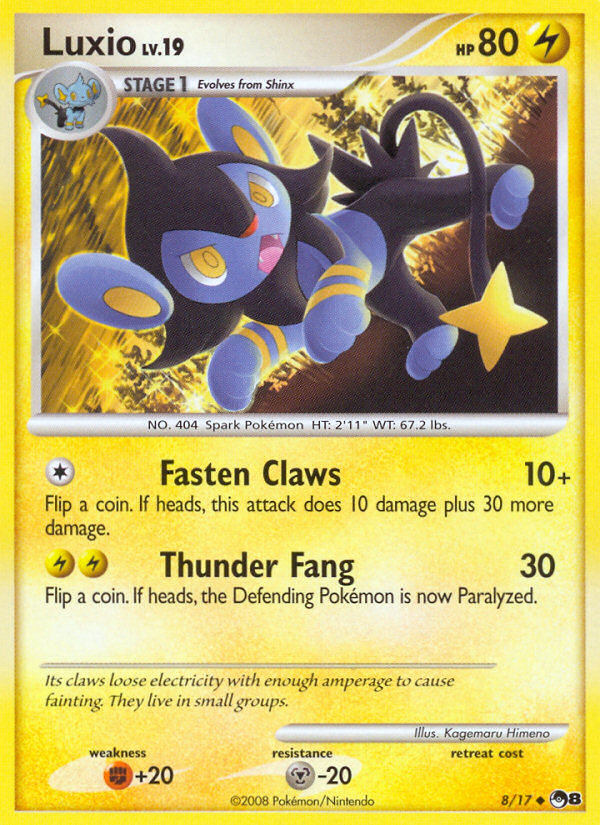 Luxio (8/17) [POP Series 8] | GnG Games