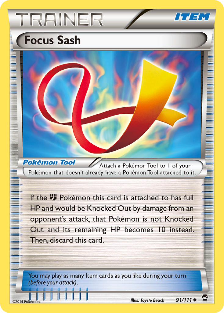 Focus Sash (91/111) [XY: Furious Fists] | GnG Games