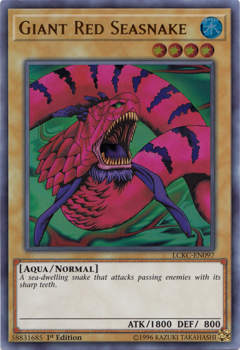 Giant Red Seasnake [LCKC-EN097] Ultra Rare | GnG Games