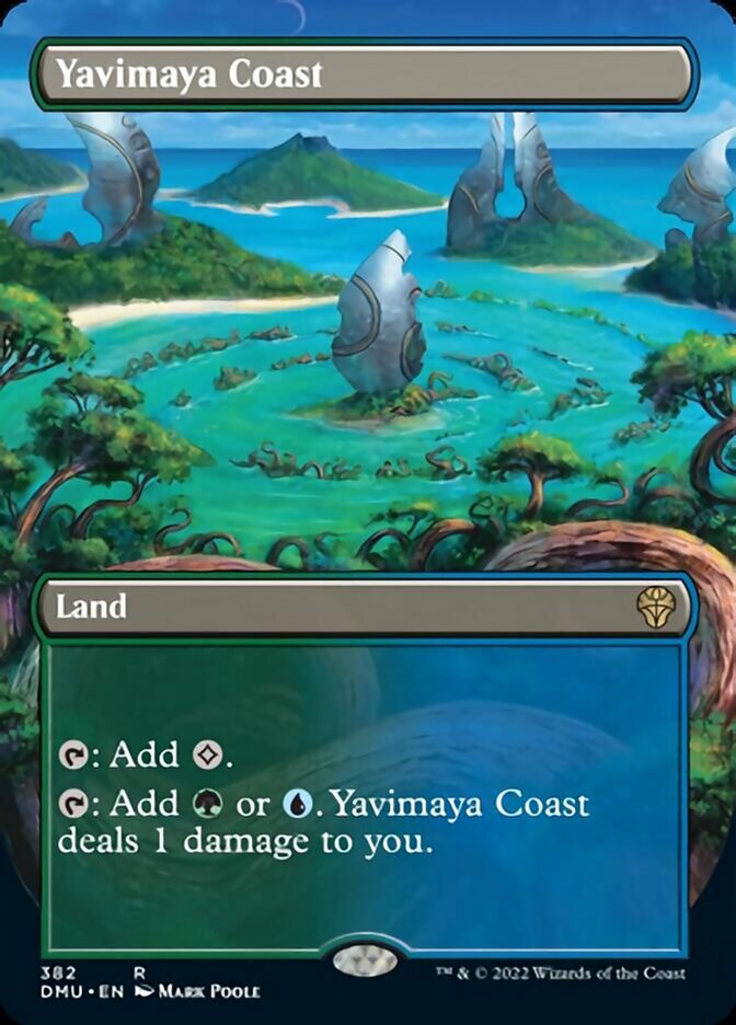 Yavimaya Coast (Borderless Alternate Art) [Dominaria United] | GnG Games