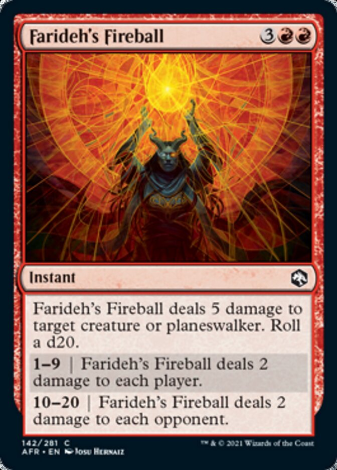 Farideh's Fireball [Dungeons & Dragons: Adventures in the Forgotten Realms] | GnG Games