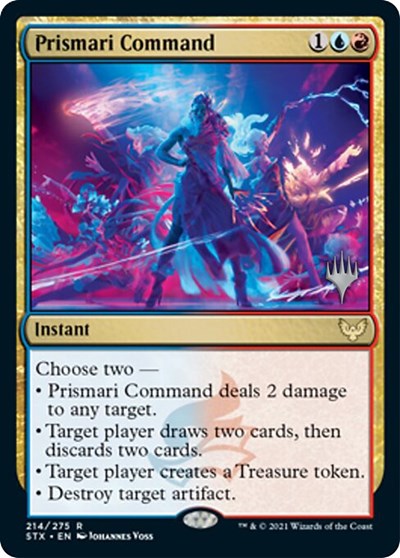 Prismari Command (Promo Pack) [Strixhaven: School of Mages Promos] | GnG Games