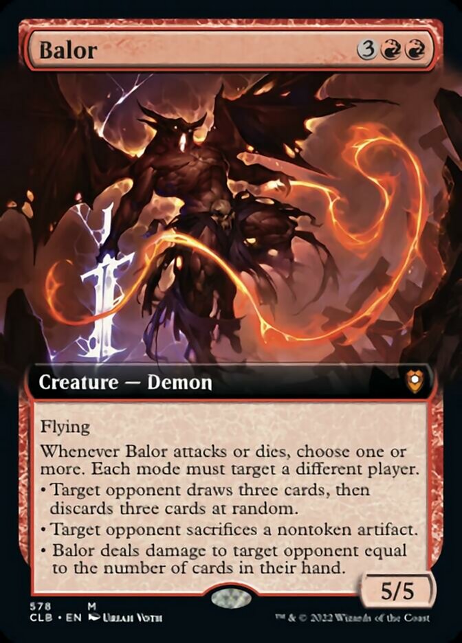 Balor (Extended Art) [Commander Legends: Battle for Baldur's Gate] | GnG Games