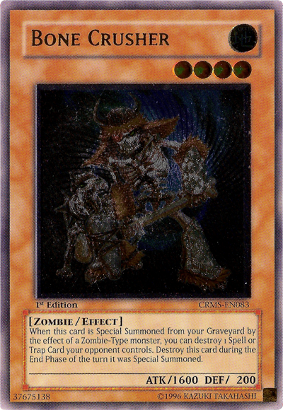 Bone Crusher (UTR) [CRMS-EN083] Ultimate Rare | GnG Games