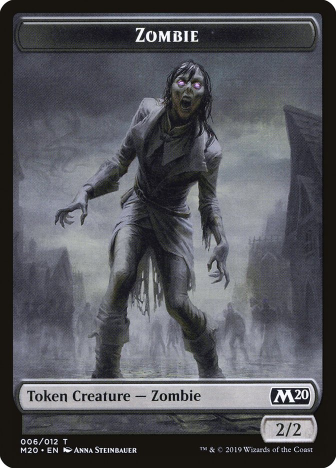 Dragon (002) // Zombie Double-Sided Token [Game Night 2019 Tokens] | GnG Games
