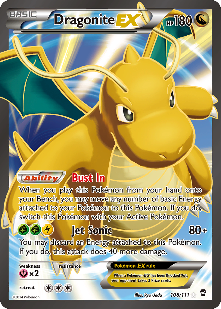 Dragonite EX (108/111) [XY: Furious Fists] | GnG Games