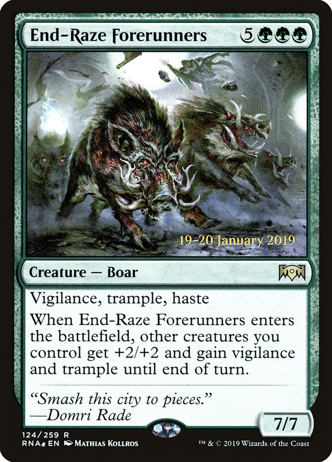 End-Raze Forerunners [Ravnica Allegiance Prerelease Promos] | GnG Games