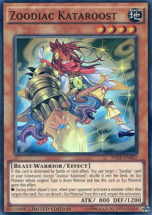 Zoodiac Kataroost [RATE-ENSE3] Super Rare | GnG Games