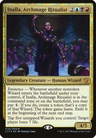 Inalla, Archmage Ritualist (Commander 2017) [Commander 2017 Oversized] | GnG Games