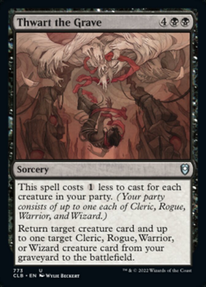 Thwart the Grave [Commander Legends: Battle for Baldur's Gate] | GnG Games