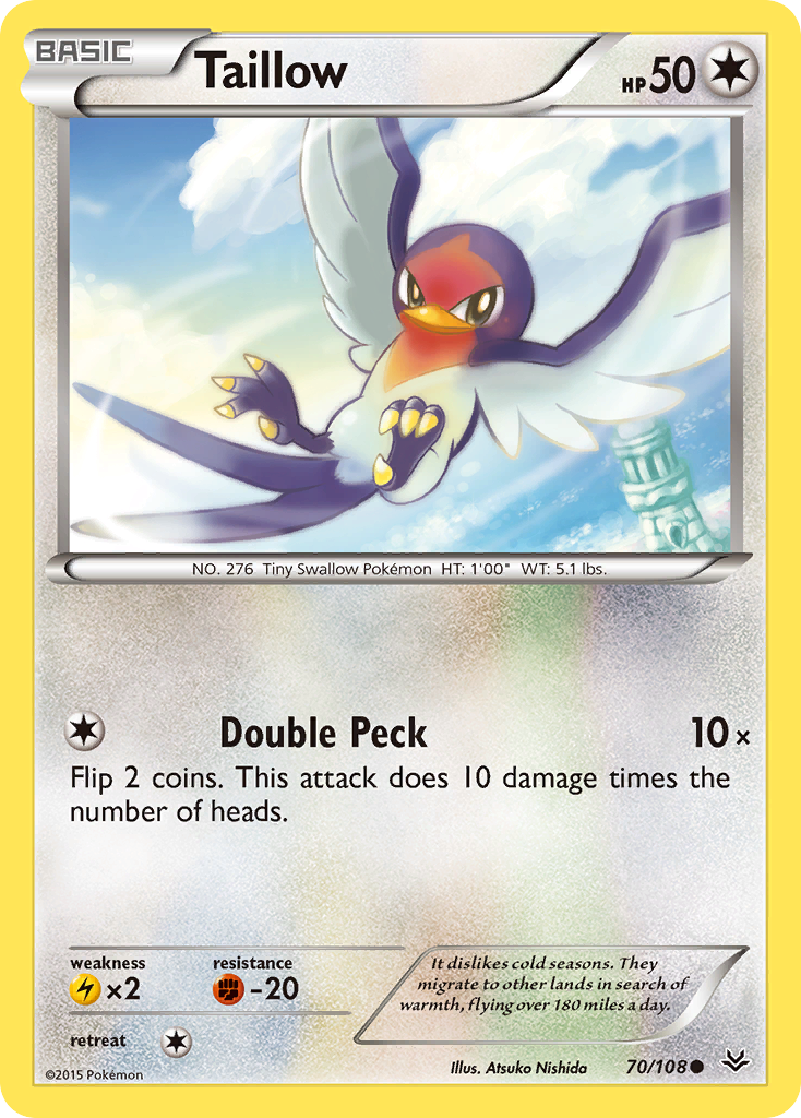 Taillow (70/108) [XY: Roaring Skies] | GnG Games