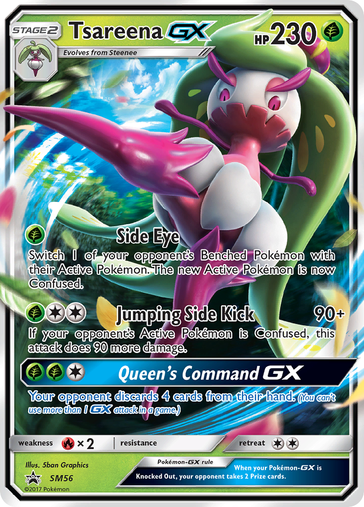 Tsareena GX (SM56) [Sun & Moon: Black Star Promos] | GnG Games