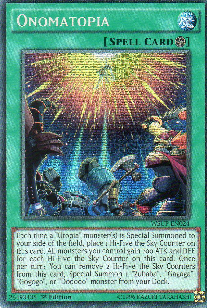 Onomatopia [WSUP-EN024] Prismatic Secret Rare | GnG Games