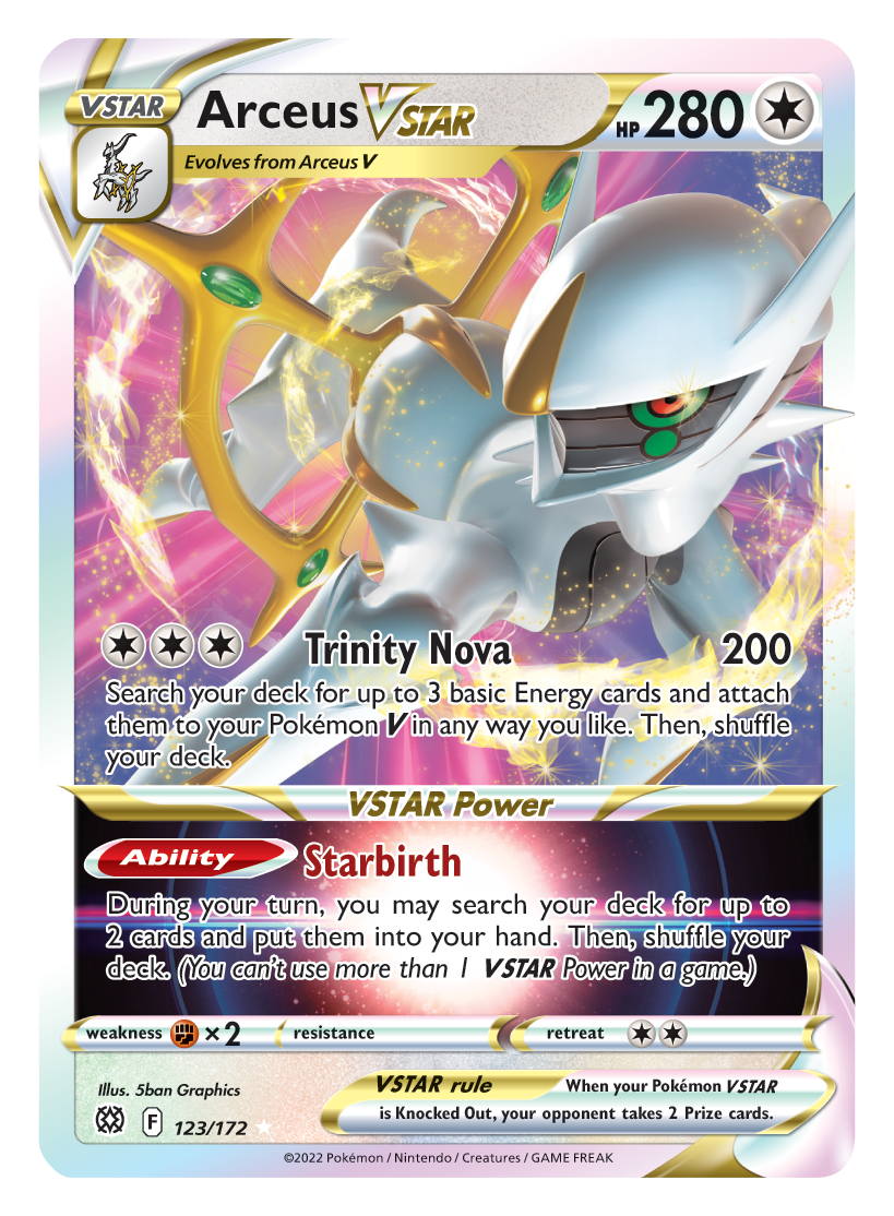 Arceus VSTAR (123/172) [Sword & Shield: Brilliant Stars] | GnG Games