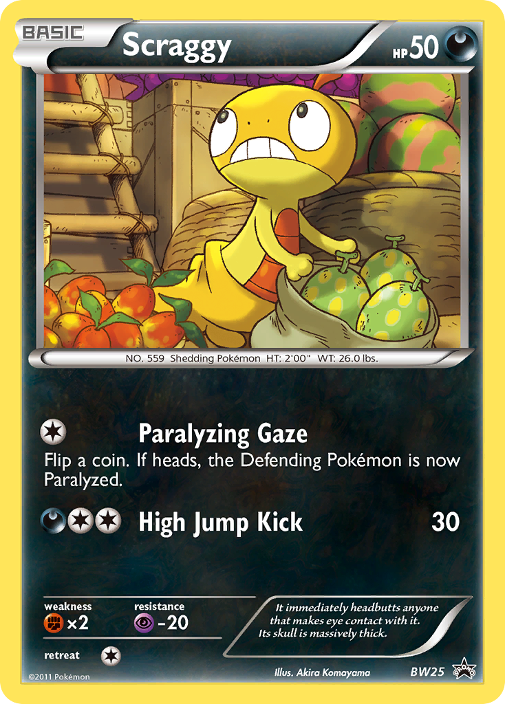 Scraggy (BW25) [Black & White: Black Star Promos] | GnG Games