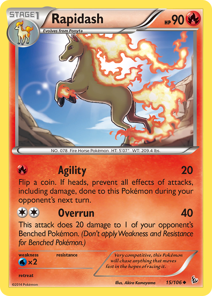 Rapidash (15/106) [XY: Flashfire] | GnG Games