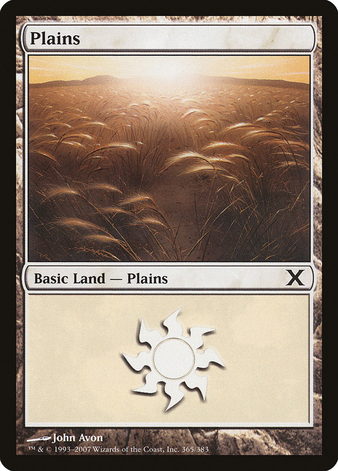 Plains (365) [Tenth Edition] | GnG Games